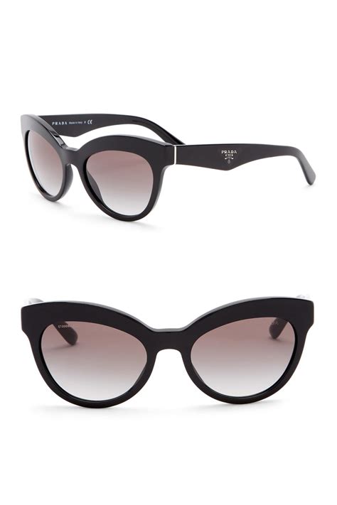 53mm cat eye sunglasses prada|prada sunglasses pr 01vs 56.